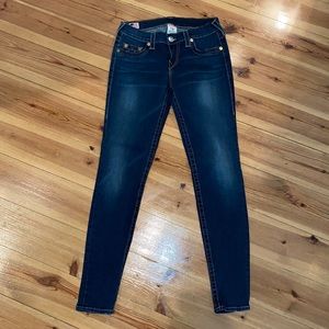 True Religion Skinny Blue Jeans